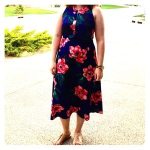 Banana Republic Floral Midi Dress